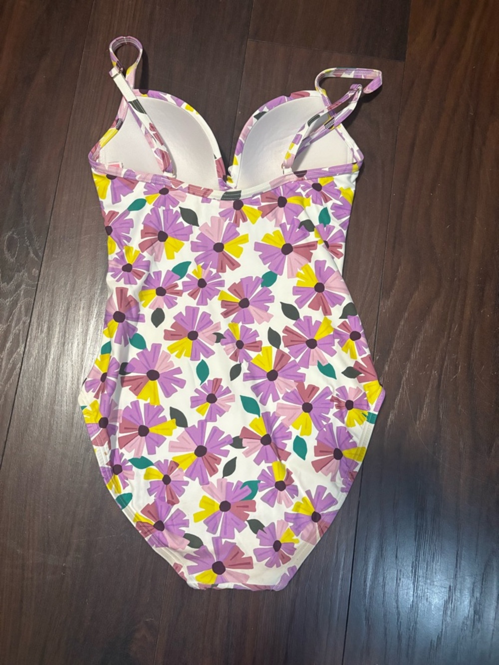 Kate Spade Floral One Piece Swimsuit Colorful Print Small - Picture 5 of 8